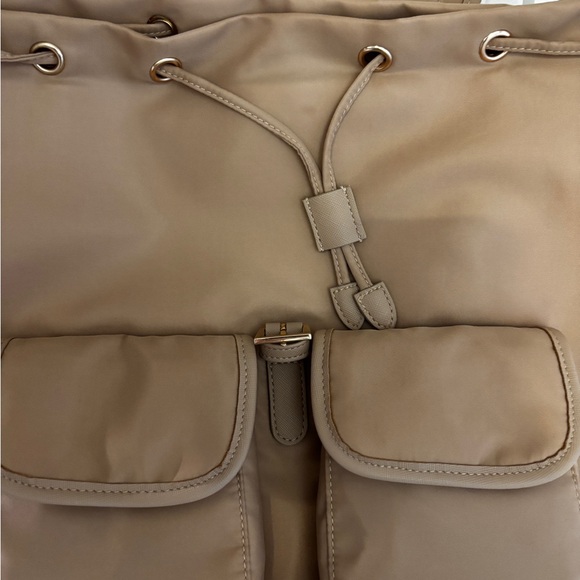 Year of Ours Top-Loading Buckle Closure Backpack in Tan - Picture 7 of 13